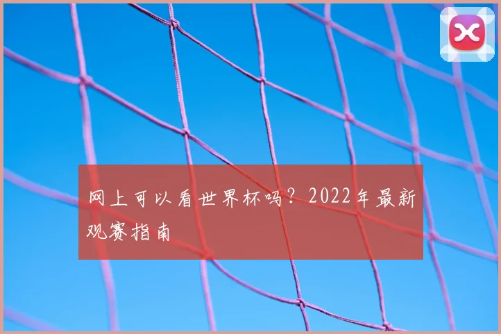 网上可以看世界杯吗?2022年最新观赛指南